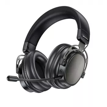 AWEI AT36 langattomat over-ear-kuulokkeet mikrofonilla, Bluetooth 5.4, musta