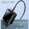 USAMS 20W kaksiporttinen USB-C PD3.0 + USB-A QC3.0 -seinälaturi (EU-pistoke, musta)