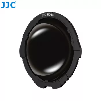 JJC TLP-X5ND64 ND64-suodatin 2 kpl:n pakkaus Insta360 X5:lle, karkaistu lasi, monipinnoitettu