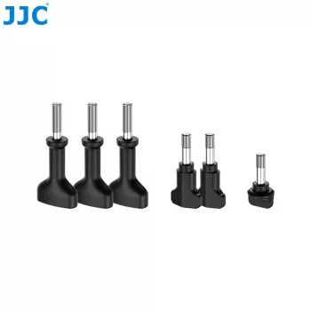 JJC SK-6 M5 peukaloruuvit action-kameroille (6 kpl:n pakkaus, musta)