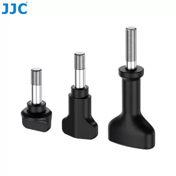 JJC SK-6 M5 peukaloruuvit action-kameroille (6 kpl:n pakkaus, musta)
