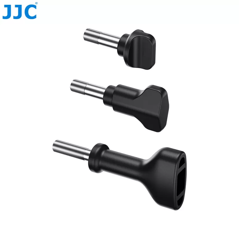 JJC SK-6 M5 peukaloruuvit action-kameroille (6 kpl:n pakkaus, musta)