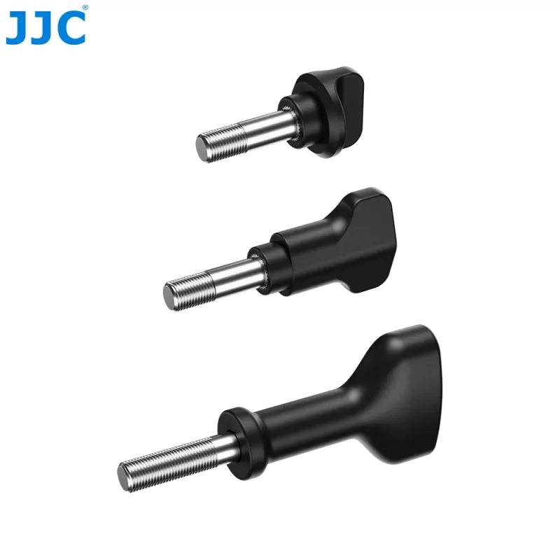 JJC SK-6 M5 peukaloruuvit action-kameroille (6 kpl:n pakkaus, musta)