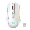 Redragon M914W-RGB NIX langaton pelihiiri, 5000 DPI, valkoinen