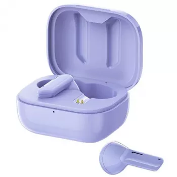 AWEI T36 TWS+ Bluetooth 5.1 -nappikuulokkeet lataustelakalla - violetti