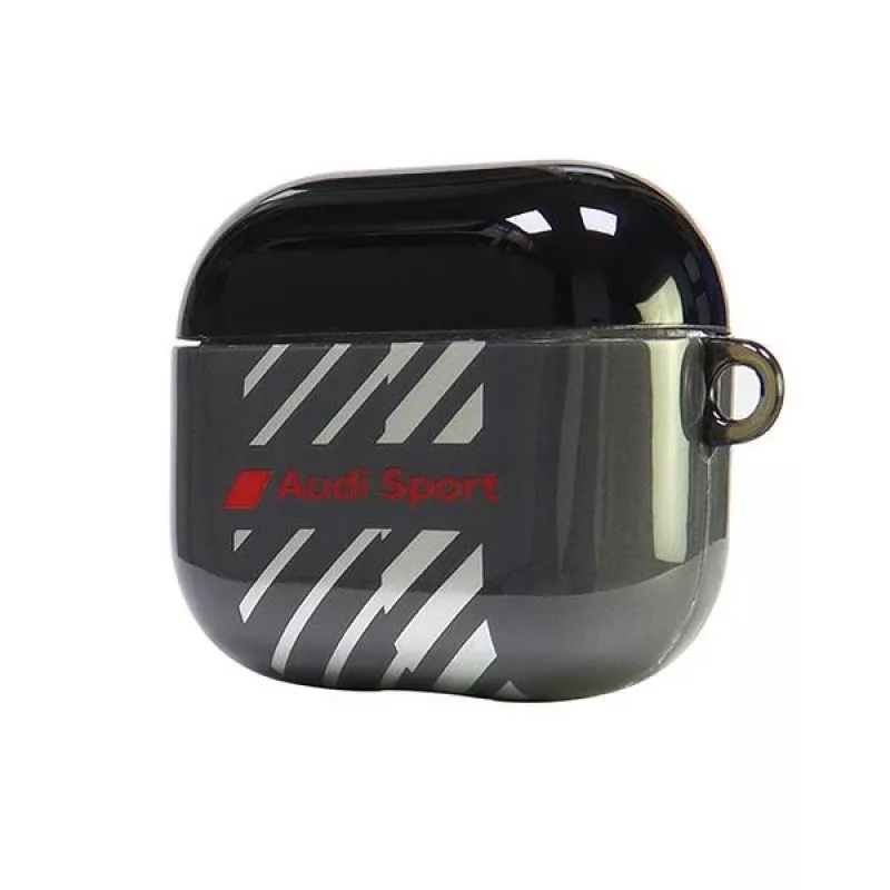 Audi IML Sport AirPods 3 -kotelo musta AUS-IMLAP3-RSQ/D1-BK