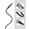 UGREEN USB-C - USB-C -kaapeli 100W 5A musta 1,5m