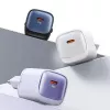 USAMS CC251 30W GaN USB-C pikalaturi HC-sarja violetti