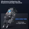 USAMS T45 Mini 30W USB-C PD3.0 seinälaturi valkoinen CC148TC02 (US-CC148)