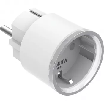 Jackery x Shelly Smart Plug Pro Wi-Fi energianseurantapistorasia, 16A, 3680W, Alexa & Google Assistant, valkoinen