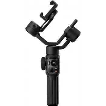 Zhiyun Smooth 5S AI älypuhelingimbaali magneettisella täytevalolla, 3-akselinen vakain, 300g hyötykuorma, musta
