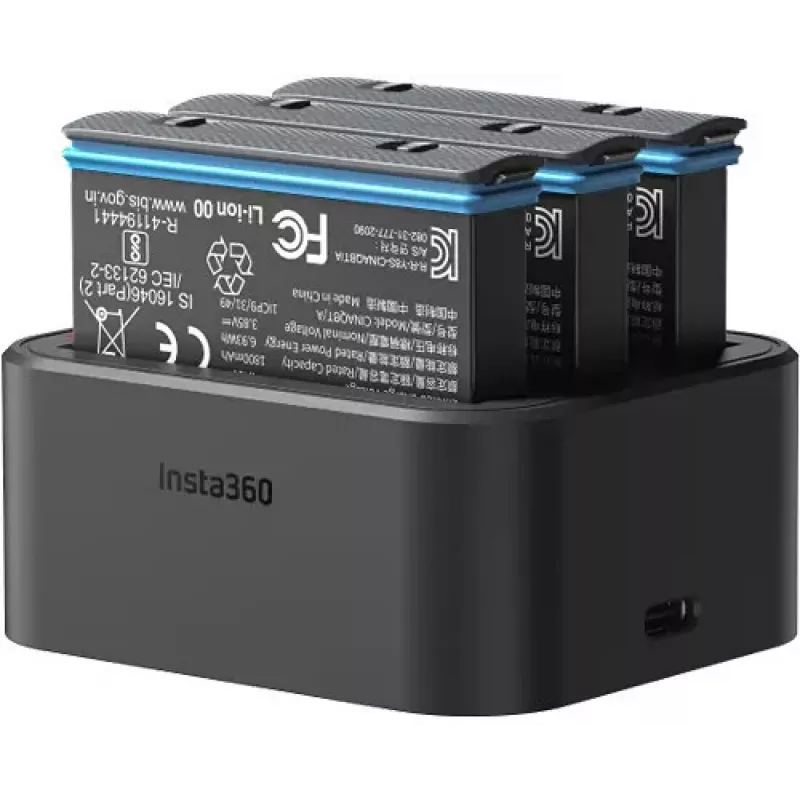 Insta360 toimintakameran latausasema X3:lle (CINSAAQ/A)