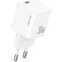 USAMS JO Series CC262 30W GaN USB-C virtalähde 1 m USB-C-kaapelilla - valkoinen