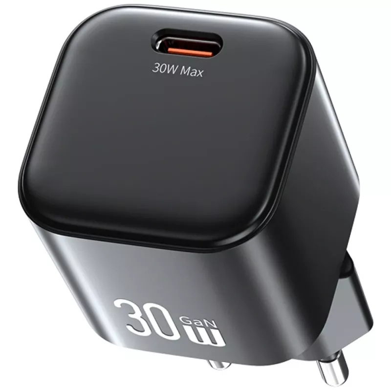 USAMS JO Series CC262 30W GaN USB-C virtalähde 1 m USB-C-kaapelilla - valkoinen