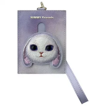 Nimmy Big Eyed Pet 2.0 Rabbit korttikotelo-lompakko, violetti