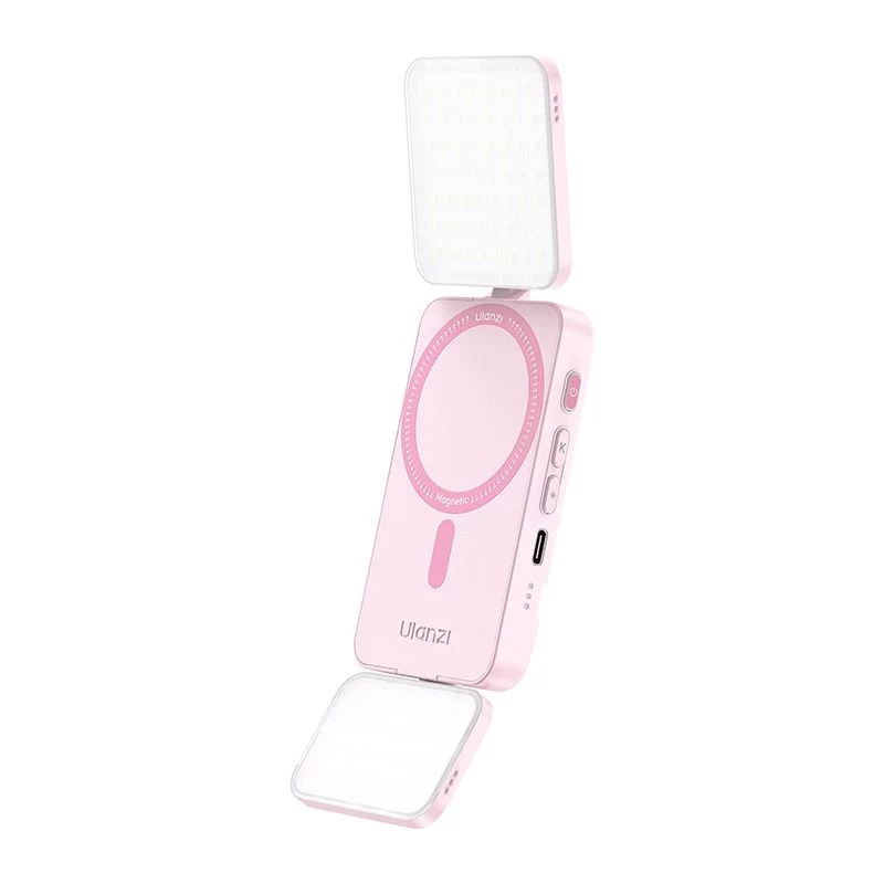Ulanzi GL01-WB RGB LED -videovalo, 2700K-6500K, pinkki