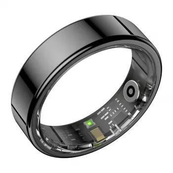 COLMI RING 2 älysormus, koko 11, musta, Bluetooth 5.0, IP68, syke, SpO2, uni- ja aktiivisuusmittari