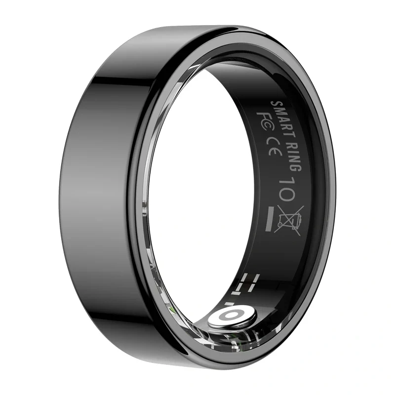 COLMI RING 2 älysormus, koko 11, musta, Bluetooth 5.0, IP68, syke, SpO2, uni- ja aktiivisuusmittari