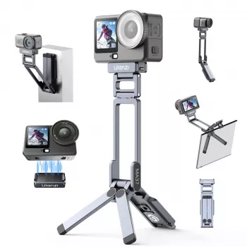ULANZI MA37 magneettinen ministatiivi kahva DJI Osmo Action 6 Nano Arca-Swiss harmaa