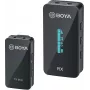 BOYA BY-XM6-S1 Mini 2,4 GHz langaton mikrofonijärjestelmä lavalier-mikrofonilla, OLED-vastaanotin, 100 m kantama
