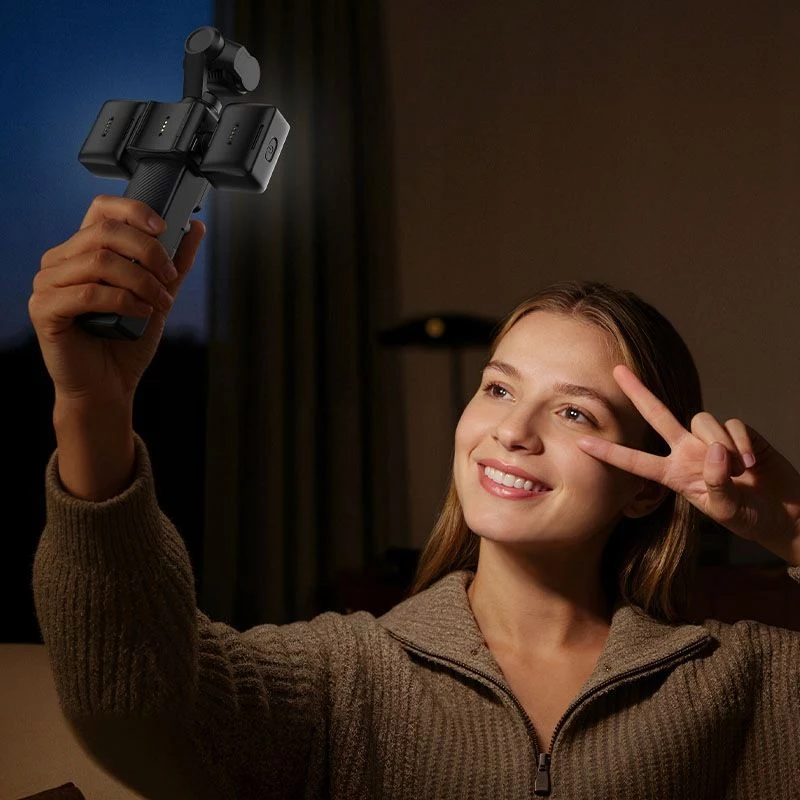 Ulanzi LM06 kaksinkertainen magneettinen LED-valo DJI Osmo Pocket 3/4 -laitteille
