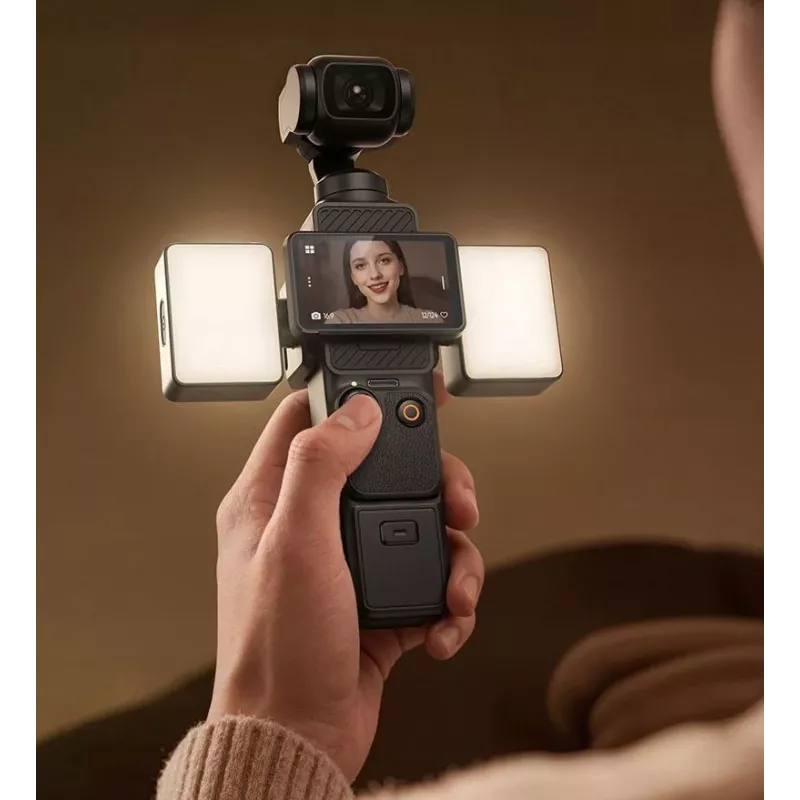 Ulanzi LM06 kaksinkertainen magneettinen LED-valo DJI Osmo Pocket 3/4 -laitteille