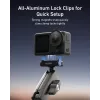 TELESIN Magic Arm Clamp Mount DJI Osmo Action 5 Pro/4/3, Osmo 360, GoPro, Insta360 – S3-HBM-14-TDJ