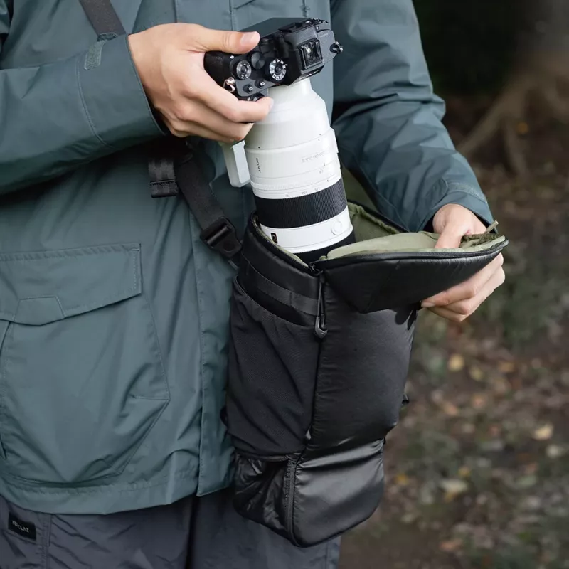 PGYTECH Kamera Toploader -olkalaukku DSLR/peilittömille, musta