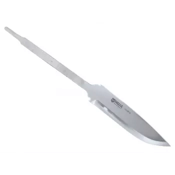 Helle #99 teräaihio – Sandvik 12C27 ruostumaton teräs, Scandi-hionta, drop point – DIY-veitsenrakennus