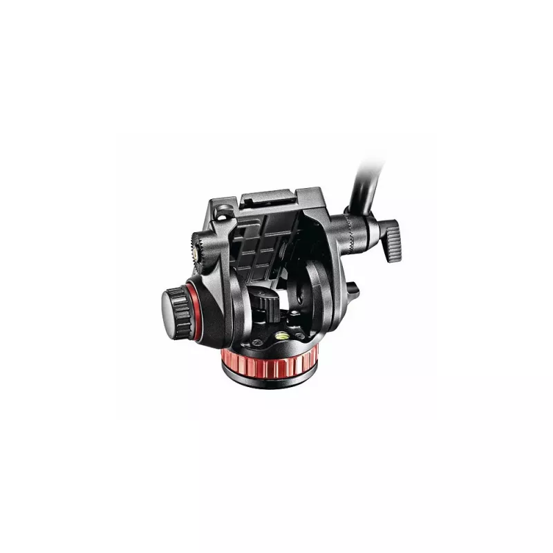 Manfrotto MVH502AH nestevideopää tasaisella alustalla, 4 kg kantavuus, 75 mm alusta, musta