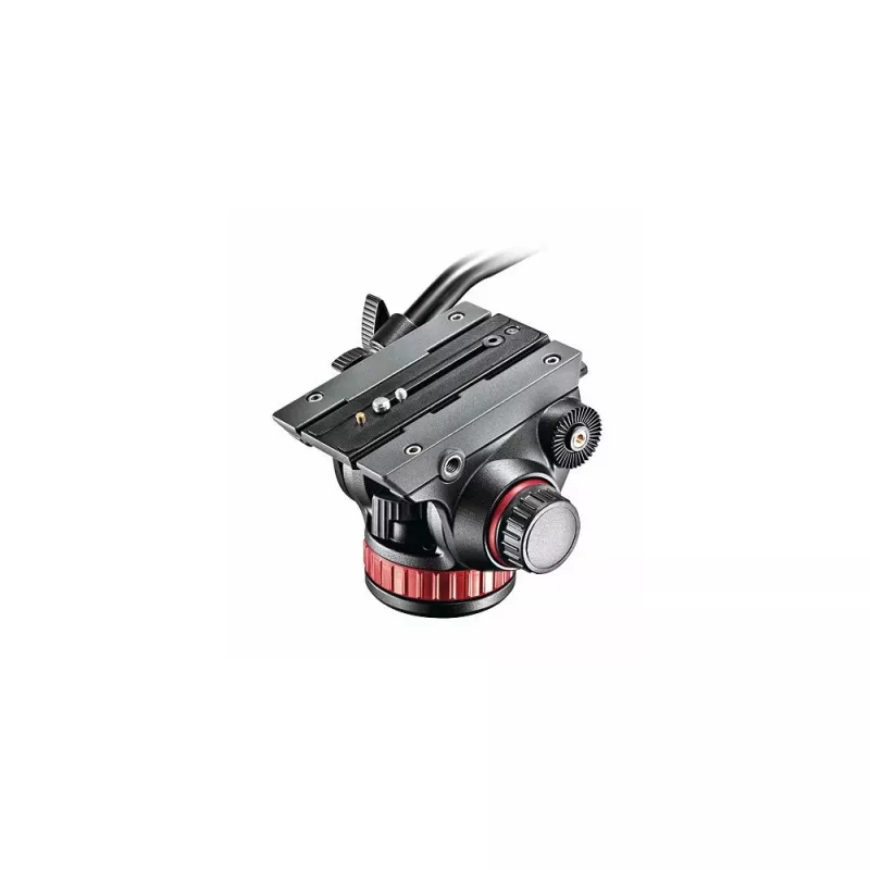 Manfrotto MVH502AH nestevideopää tasaisella alustalla, 4 kg kantavuus, 75 mm alusta, musta