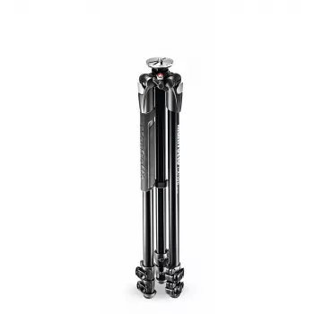 Manfrotto 290 Xtra alumiinijalusta 3-osaisilla jatkettavilla jaloilla, 3-suuntainen panoraamapää ei sisälly, musta, MT290XTA3