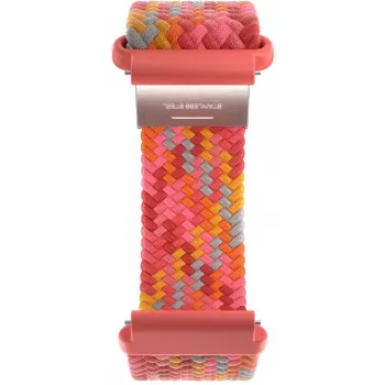 Polar kellon ranneke 20 mm S/L, punainen punottu (910111831)