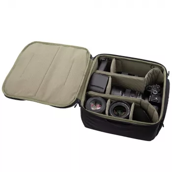 PGYTECH OneGo kamerasisäosa M (P-CB-255) - modulaarinen pehmustesuoja DSLR/peilittömille kameroille, tummanharmaa