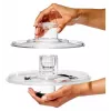 OXO Good Grips 11262700 2-in-1 lasinen salaattilinko, läpinäkyvä