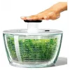 OXO Good Grips 11262700 2-in-1 lasinen salaattilinko, läpinäkyvä