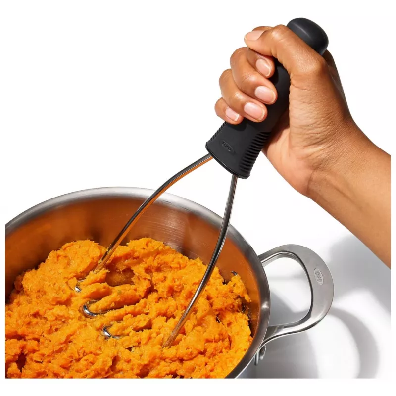 OXO Good Grips ruostumattomasta teräksestä valmistettu perunamuusin valmistin