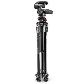 Manfrotto 290 Dual alumiinijalusta 3-tiepäällä, 3-osainen jatkettava MK290DUA3-3W
