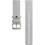 Polar Woven -kellon ranneke 22 mm S/L, harmaa/aprikoosi (910108909)
