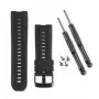 Garmin QuickFit 26 ranneke tactix, Fenix 7X, Enduro, Descent Mk2 -laitteille - musta silikoni