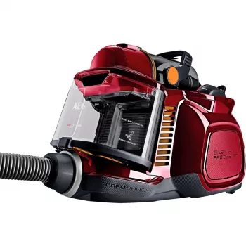 AEG LX7-2-CR-A pussiton syklonipölynimuri, 750 W, chili punainen/musta