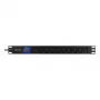 DELTACO Bluewalker PDU Powerwalker LC-16A 10xIEC C13 1U rack-asennettava perus-PDU, 16A, 2m kaapeli