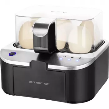 Emerio munankeitin 6 munalle, 350 W, musta