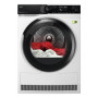 AEG TR9W75780 AbsoluteCare Plus WiFi lämpöpumppukuivausrumpu, Serie 9000, 8kg, valkoinen/musta