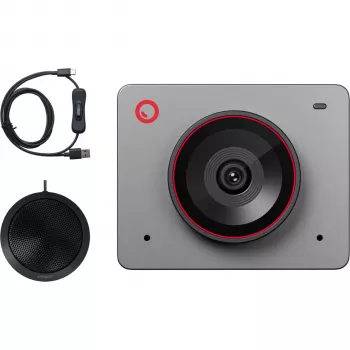 OBSBOT Meet 2 Combo Space Grey 4K AI-webkamera magneettijalustalla, ministativalla ja laukulla