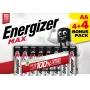 Energizer Max AA-alkaliparistot, 1,5 V, 8 kpl:n pakkaus (4+4)