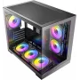 Antec CX M3 ARGB B Mini-Tower PC-kotelo, karkaistu lasi, 3x 120mm ARGB-tuuletinta, microATX