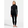 ODLO naisten Merino 200 termopaita - musta, XS