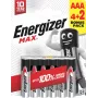 Energizer Max AAA-alkaliparistot, 1,5 V, 6 kpl:n pakkaus (4+2)