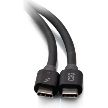 C2G 2,5 jalan Thunderbolt 4 USB-C kaapeli - 40Gbps, 100W PD, 8K, musta